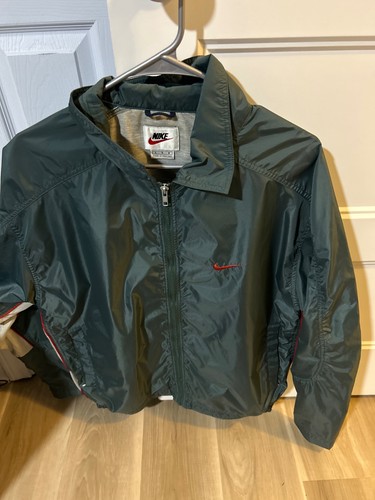 Men vintage green nike zip - ,