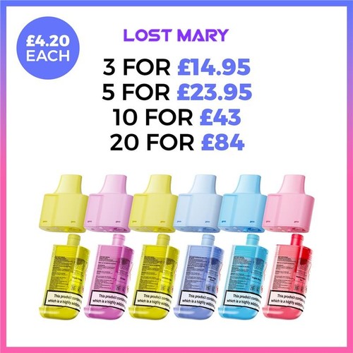 Lost mary bm6000 pods - bm6000,