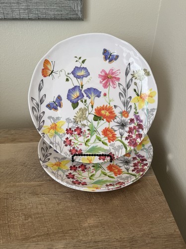 Shabby chic melamine dinner - melamine,