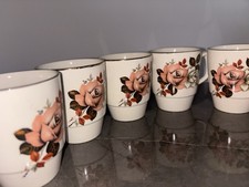 Vintage English Rose Tea Cups