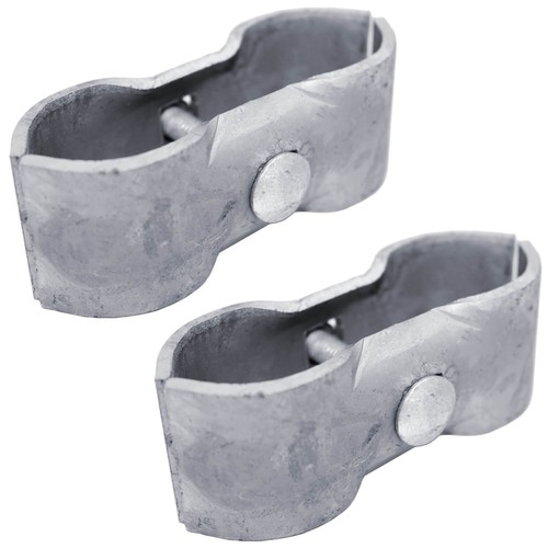 Chain link fence panel - link, clamps