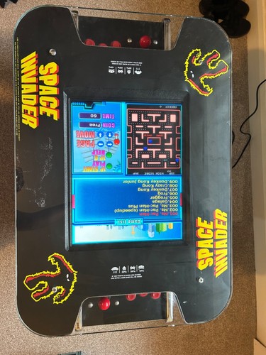 Retro space invader head - space,
