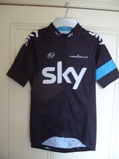 Rapha Womens Sky Replica UCI World Tour Pinarello Short Sleeve Jersey Small
