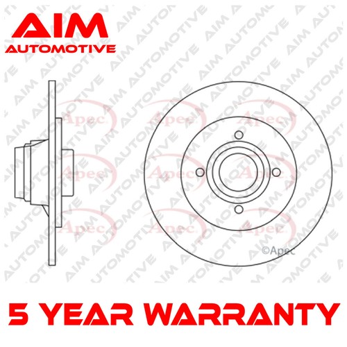 Brake disc rear aim fits - aim,