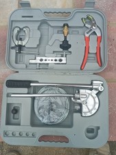 Plumbers Tools / Pipe Bender Cased Tool Set. See Photos. WYSIWYG. Prompt Post