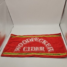 Vintage Woodpecker Cider Beer Towel 