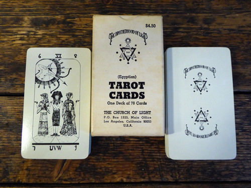 Vintage egyptian tarot cards - vintage,