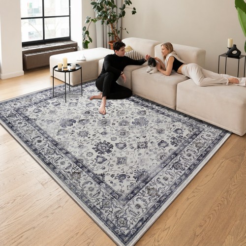 Area rugs washable traditional - area,