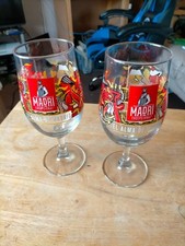 Madri Excepcional Pint Glasses x 2 used limited edition