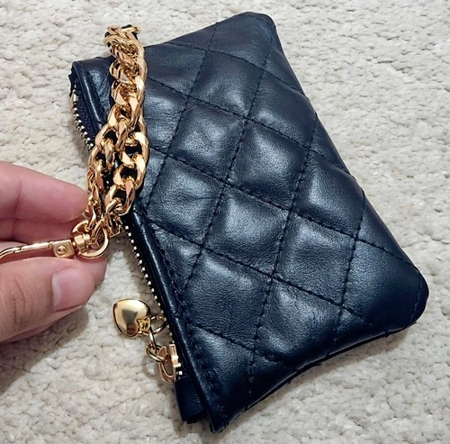 Ladies cute black quilted - quilted, 100%
