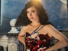 Sofia Carson Signed Autograph - Descendants Evie - Purple Hearts