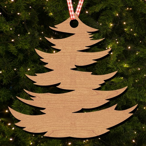Strange christmas tree sharp - strange,