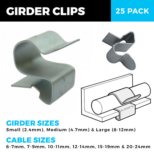 Girder cable clips metal - girder,