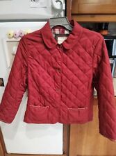JOULES LADIES JACKET DARK RED GOOD USED CONDITION  UK 16  