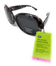 Ladies Polarised Sunglasses Women's Fashion Tortoise Shell UVA UVB Boots 076J
