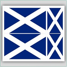4 x SCOTTISH / SCOTLAND FLAG
