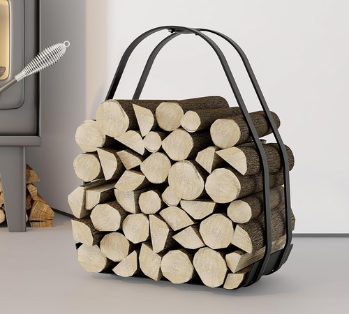 Kingson fireplace log - log, basket