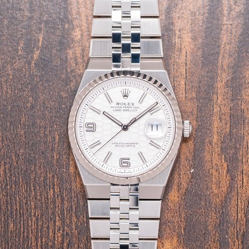 Rolex land dweller 36mm - rolex, white