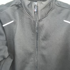 Thick Black Zip Jacket BMW