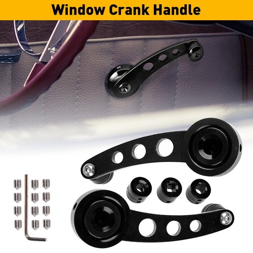 Black billet aluminum crank - billet,
