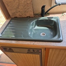 CARAVAN MOTORHOME KITCHEN SINK AND DRAINER 