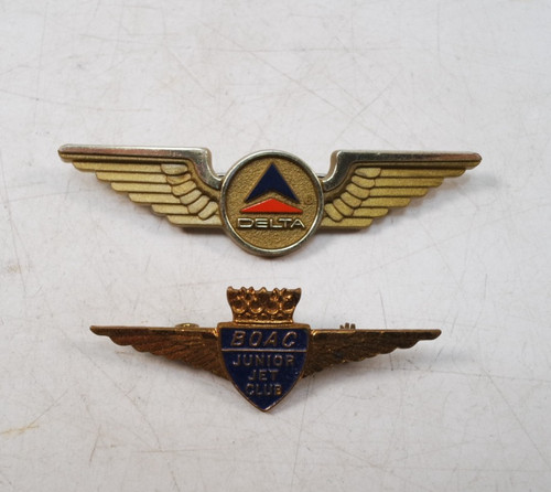 Vintage badges boac junior - vintage, badges,