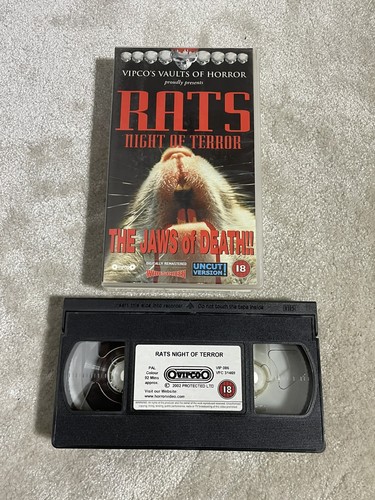 Rats night terror vhs - rats,