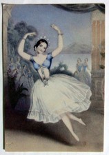 Postcard - CARLOTTA GRISI, ITALIAN BALLET DANCER, IN LA PERI, RAD (PPL4-10)