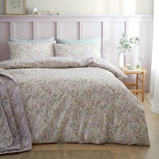Bianca Ditsy Floral 200TC 100% Cotton Duvet Cover Bedding Set Or Bedspread Lilac