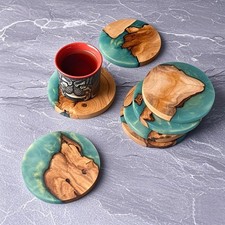 Wooden Coasters | Resin Epoxy
