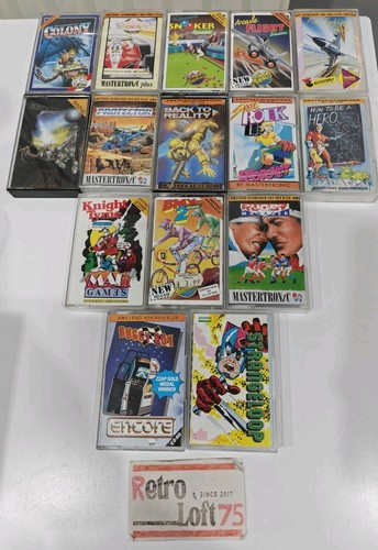 Amstrad cpc 464 cassette games - amstrad,