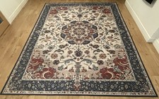 Sima Royal Blue Rug 245x305 RRP £319 Huge XXL Home Decor Washable Ruggable