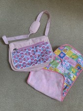 baby annabell dolls change bag zapf creation, baby born change mat