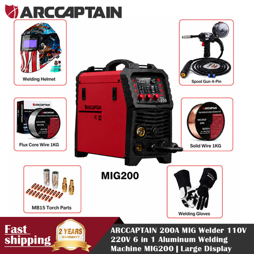 Arccaptain mig200 mig welder - arccaptain,