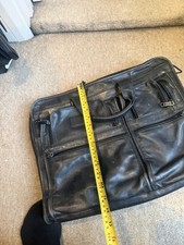TUMI Black Leather Briefcase |