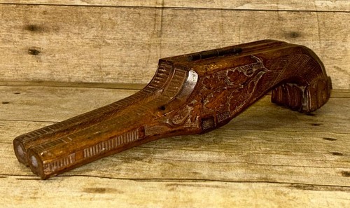 Antique hand carved oak - oak, leaf