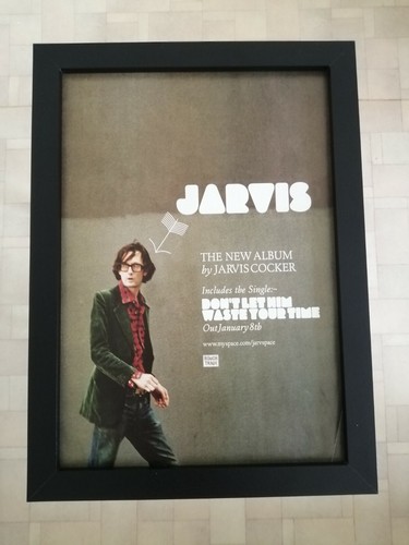 Jarvis cocker framed poster - framed, a4