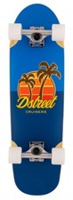 D Street Cruiser Longboard - Palm -  29.5 x 8.38" - (skateboard complete)