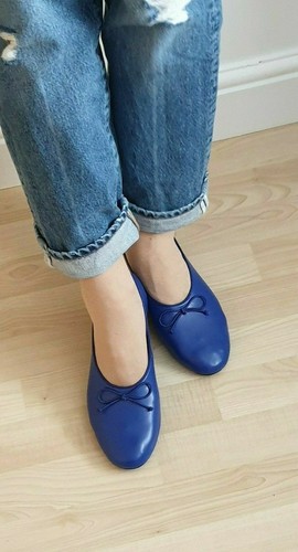 Zara blue ballerinas flat - zara,