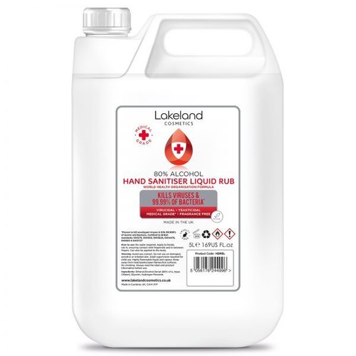 Alcohol hand sanitiser - sanitiser, 80%