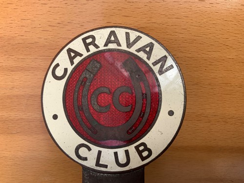 Vintage caravan club - club, enamel