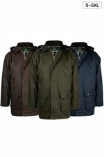 Mens wax jacket coat knee - mens,
