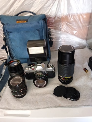 Canon av1 lens - lens, flash