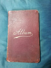 Autograph Book c1910-14. Suffragette Poem , Painting & others.  Binding poor.