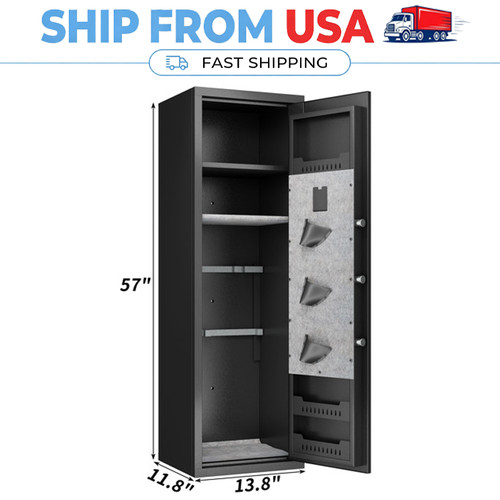 Biometric rifle gun safe - biometric,