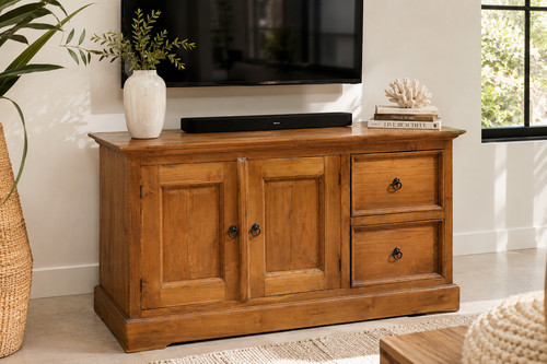 Marblechic teak solid wood - teak, tv