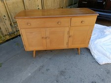 Ercol Windsor Solid Elm  Sideboard In Light Finish Model 351