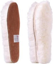 Genuine real sheepskin insoles - real,