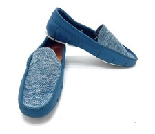 Swims Striped Venetian Loafers