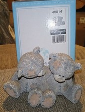 ME TO YOU BEAR FIGURINE BEST FRIENDS EXTREMELY RARE BOXED 2 BEARS